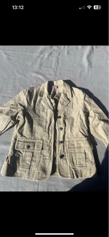 Blazer enfant type velours/côtelé