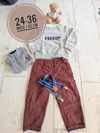 👕 Ensemble garçon 24/36 mois – Sergent Major et Petit Béguin