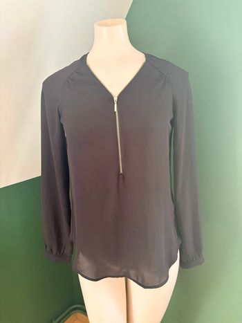 🖤 Chemisier Noir Fluide Pimkie - Taille S - TBE