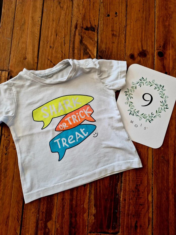 T-shirt manches courtes 9 mois