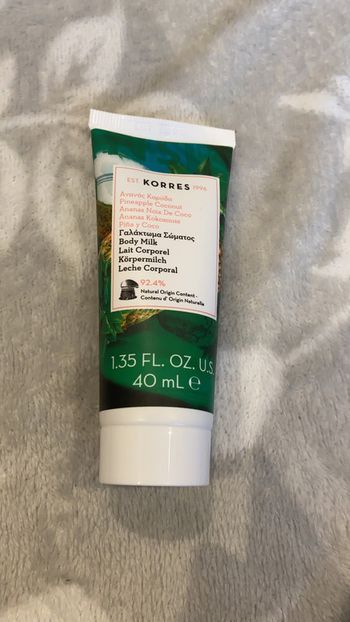 Lait pour le corps ananas et noix de coco blissim