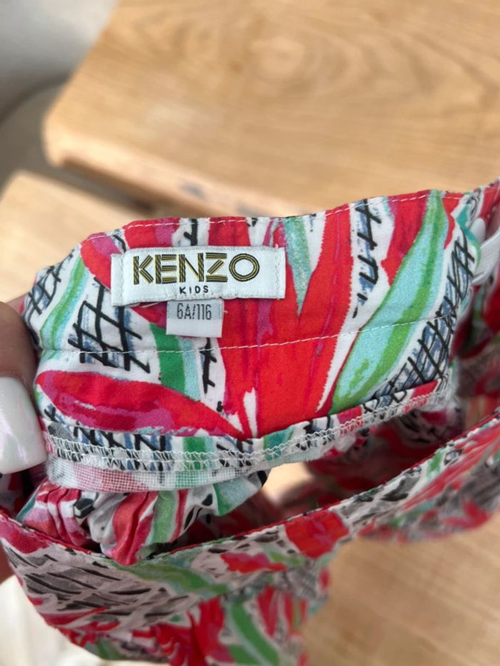 Jupe d’été fille coloré fleurie Kenzo taille 6 ans - photo numéro 2