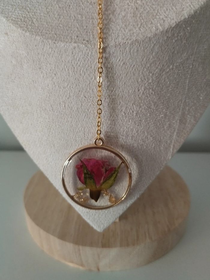 Collier fleur - photo numéro 3