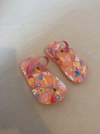 Tongs avec élastique 22 fille