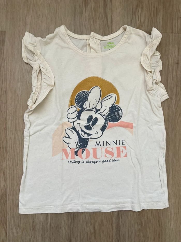 Tee shirt Kiabi Disney écru 36 mois