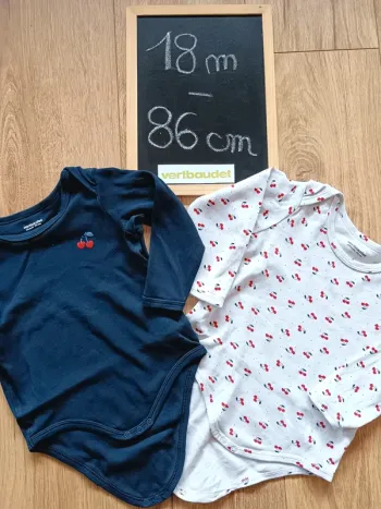Lot de 2 bodies 🍒 Vertbaudet