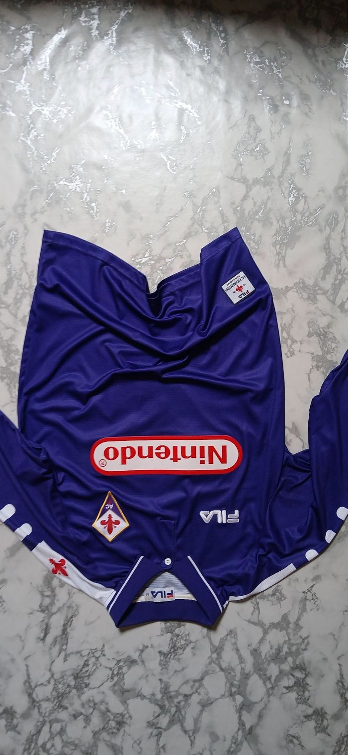 Maillot Fiorentina 1998 floquer batistuta 9 Nintendo taille M - photo numéro 7