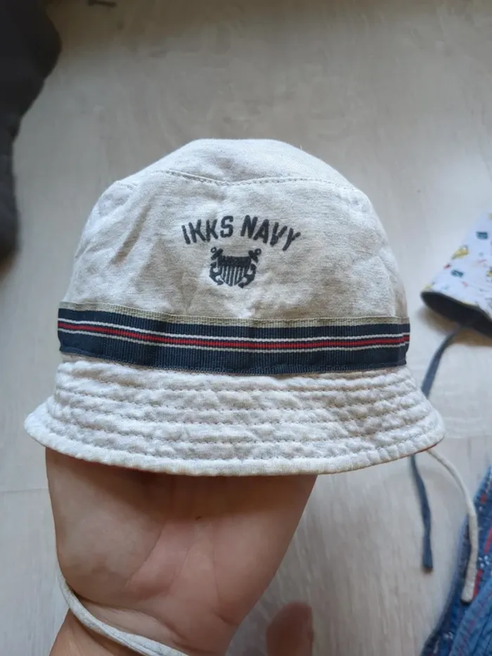 Lot de 3 bobs réversibles pour bébé 6 mois - photo numéro 3