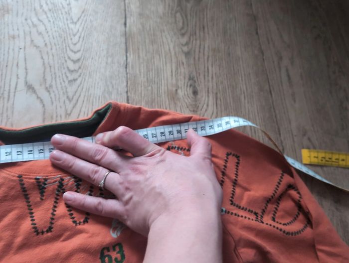 Tee shirt ML orange 8 ans - photo numéro 4