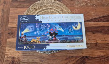 Puzzle Mickey et Mini au clair de lune