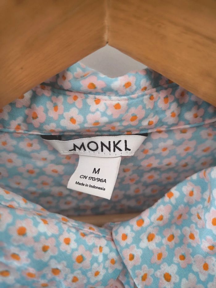 Robe mi longue monki fleurie taille M mais taille grand - photo numéro 6