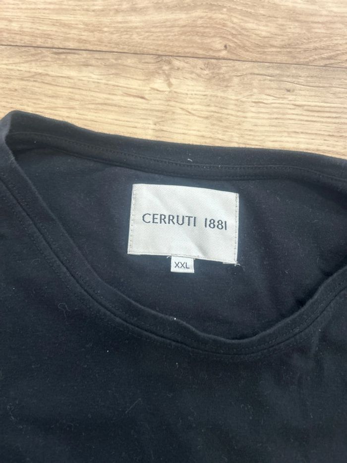 T-shirt noir Cerruti 1881 2XL - photo numéro 3