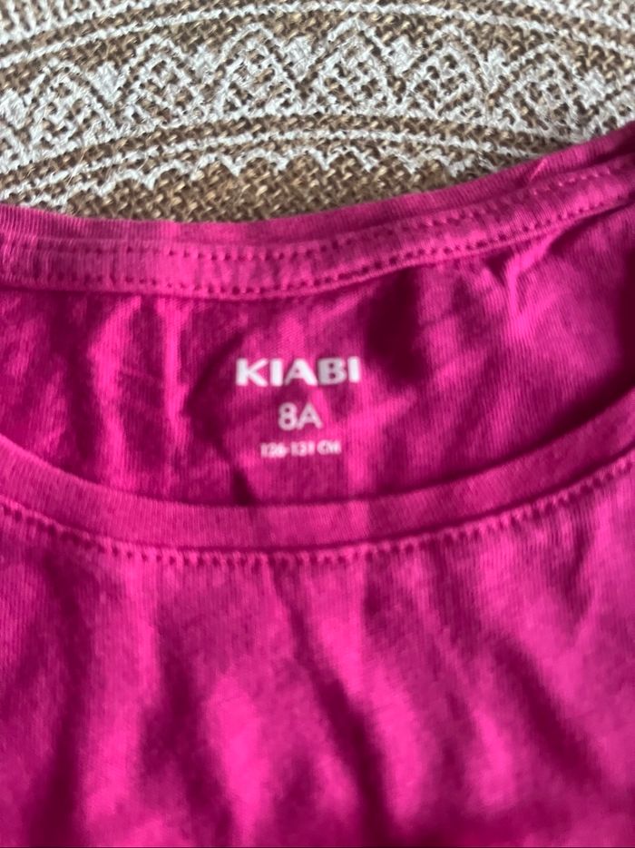 T-shirt rose 8 ans Kiabi - photo numéro 3