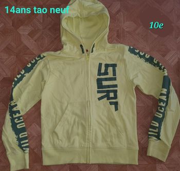 Gilet 14ans tape a loeil neuf