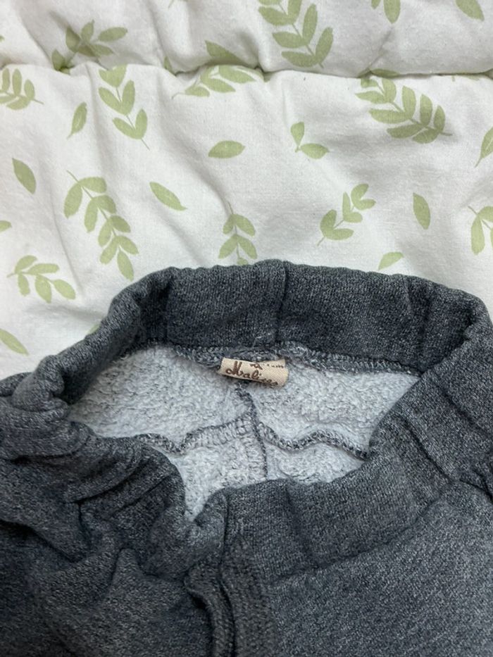 Pantalon de jogging gris lien de serrage 18 mois boîte à malices - photo numéro 7