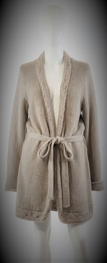 Gilet Long & Doux K.Woman - Maille Beige