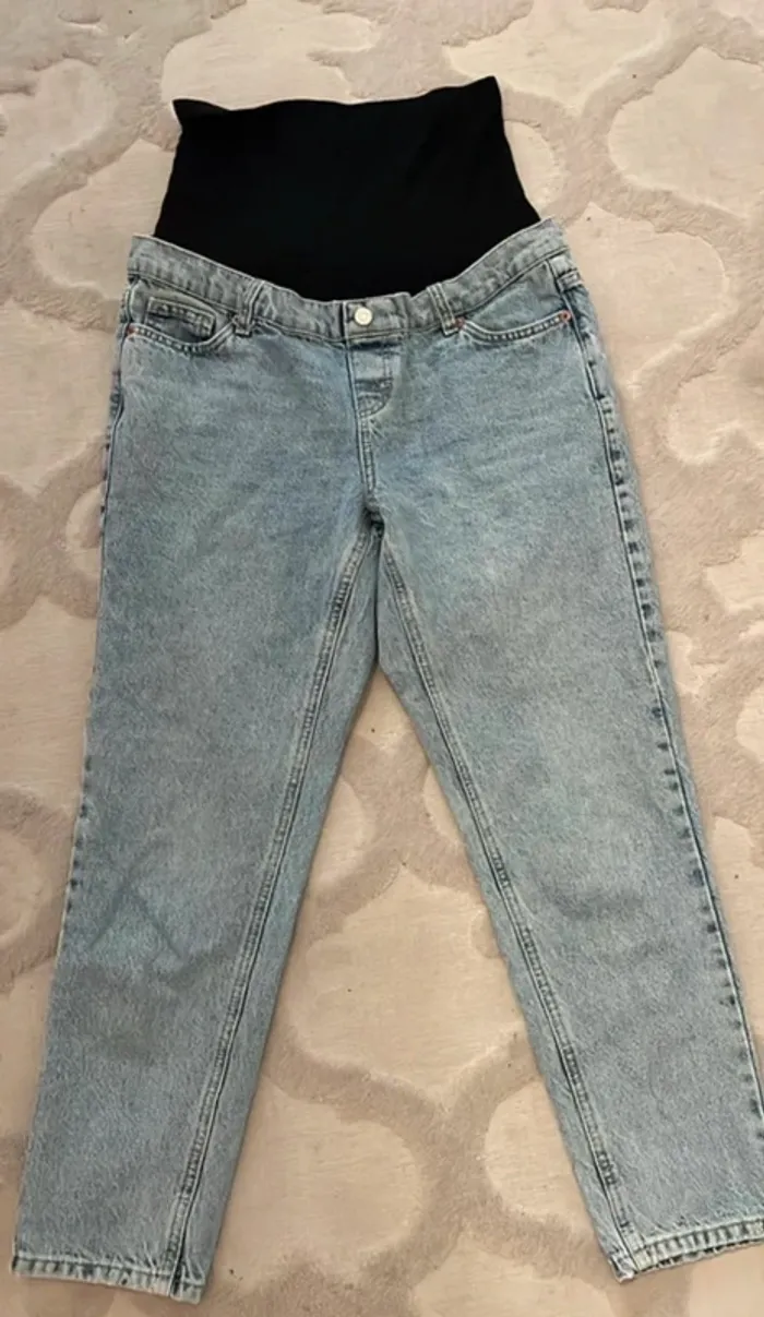 Jean pantalon de grossesse topshop mom maternity