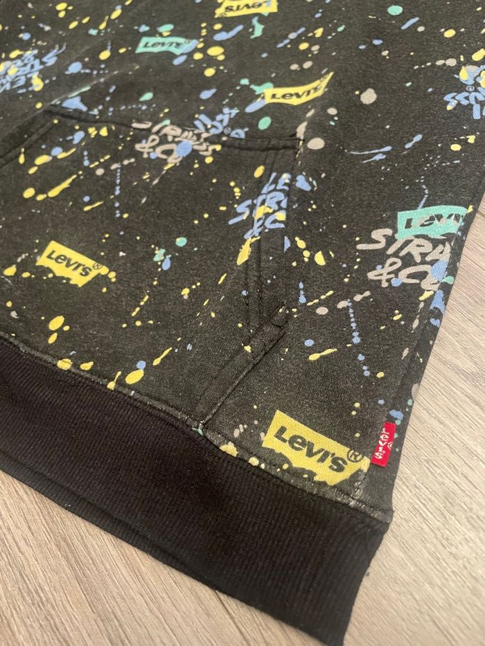 Sweat Lévis 6 ans /116 centimètres stylé graffiti - photo numéro 3