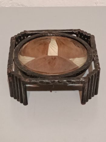 Vide poche métal déco papillon 