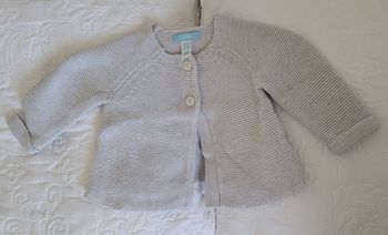 Gilet gris clair Obaïbi