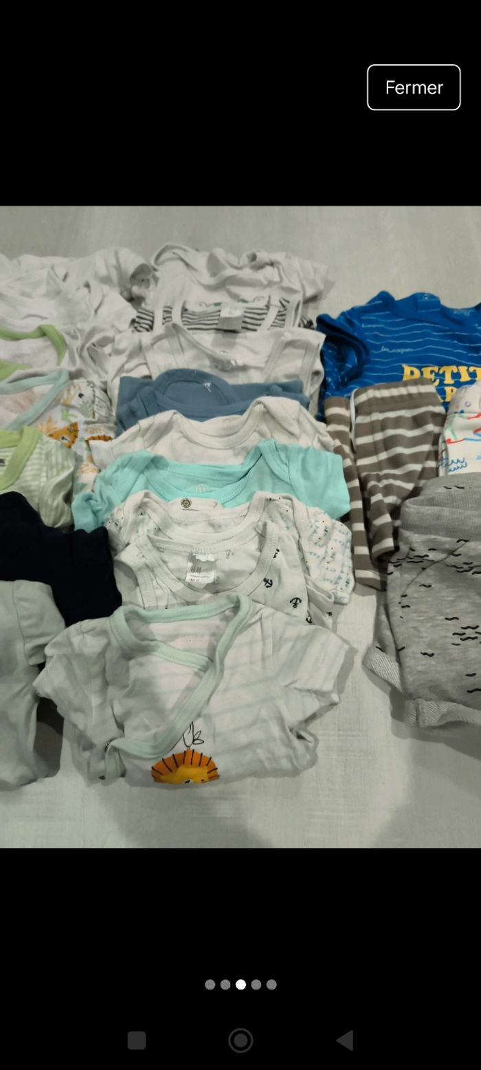 Lot vêtement bébé garçon - photo numéro 2