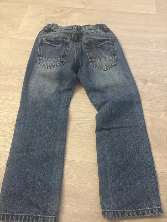 Jean Kiabi bleu ciel denim 5 ans - photo numéro 4