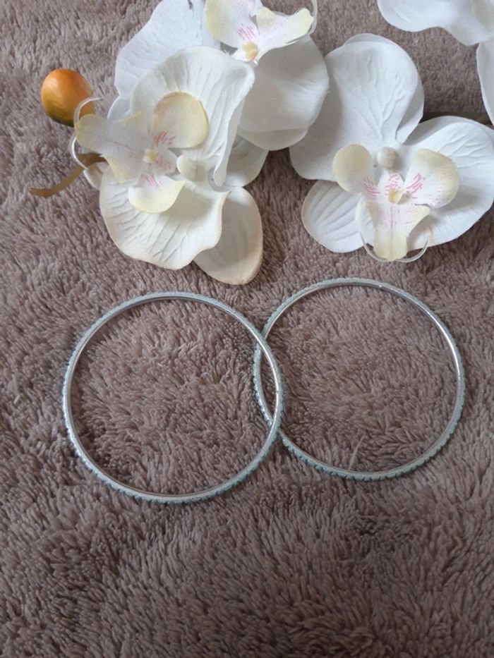 Lot de 2 bracelets jonc rigide - photo numéro 2