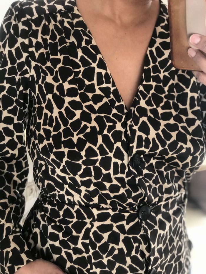 Chemisier à motif léopard Zara - photo numéro 7