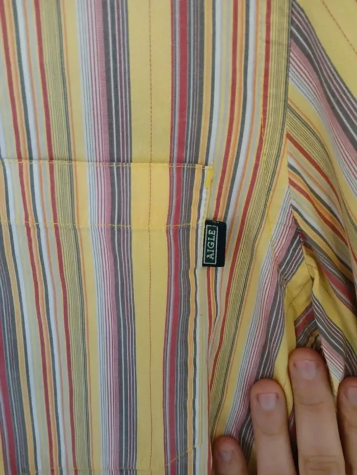 Chemise multicolore aigle L - photo numéro 2