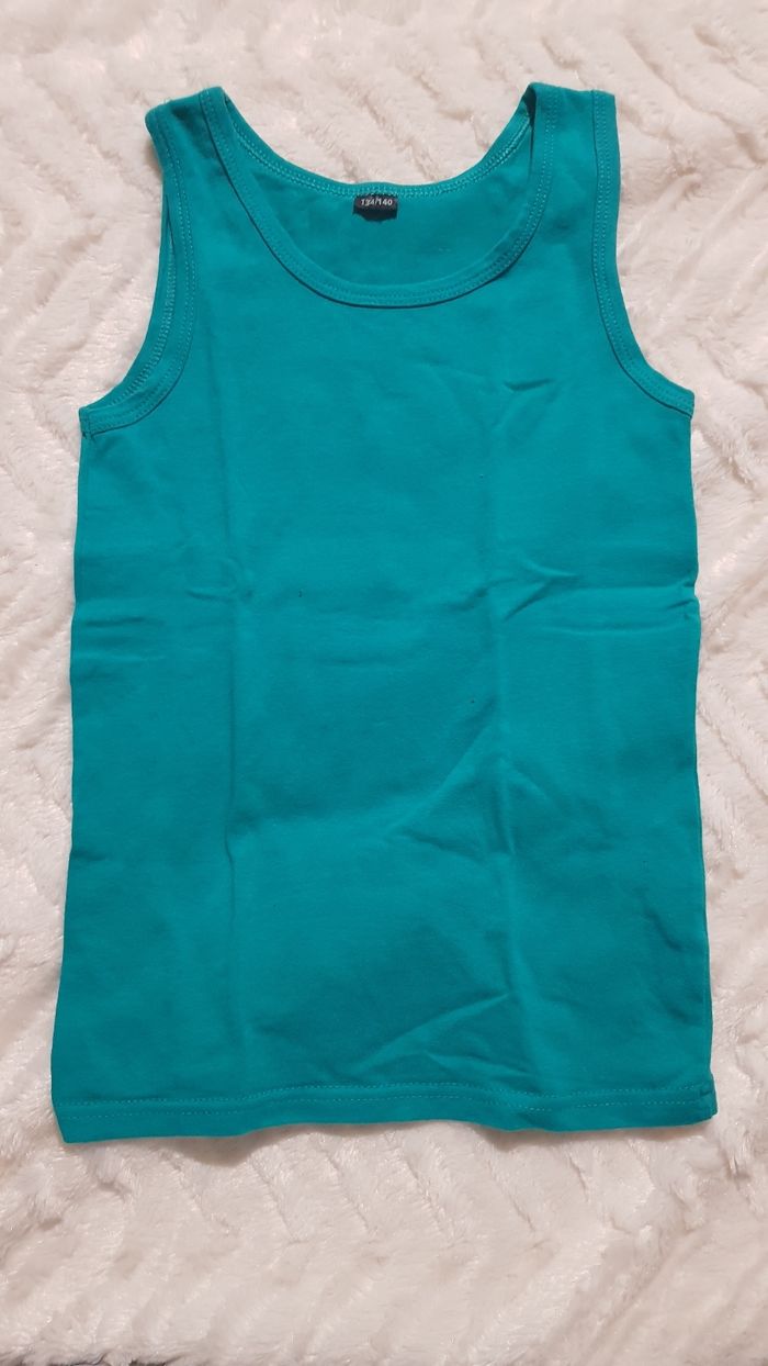 T-shirt débardeur vert