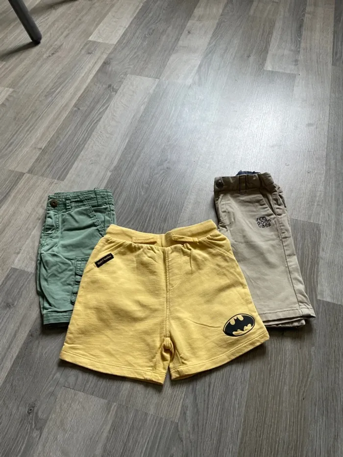 3 shorts 3 ans