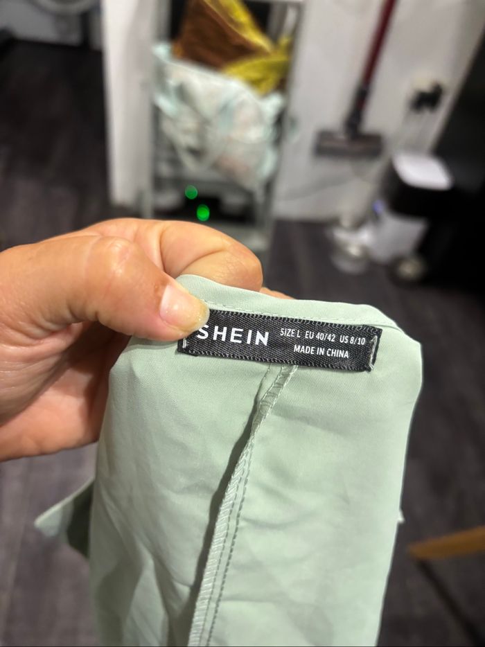 Ensemble femme tailleur vert clair L - photo numéro 8