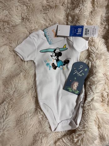 Body Manches Courtes Mickey