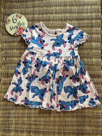 Robe Bébé Disney "Stitch" - Rose - Taille 6 mois