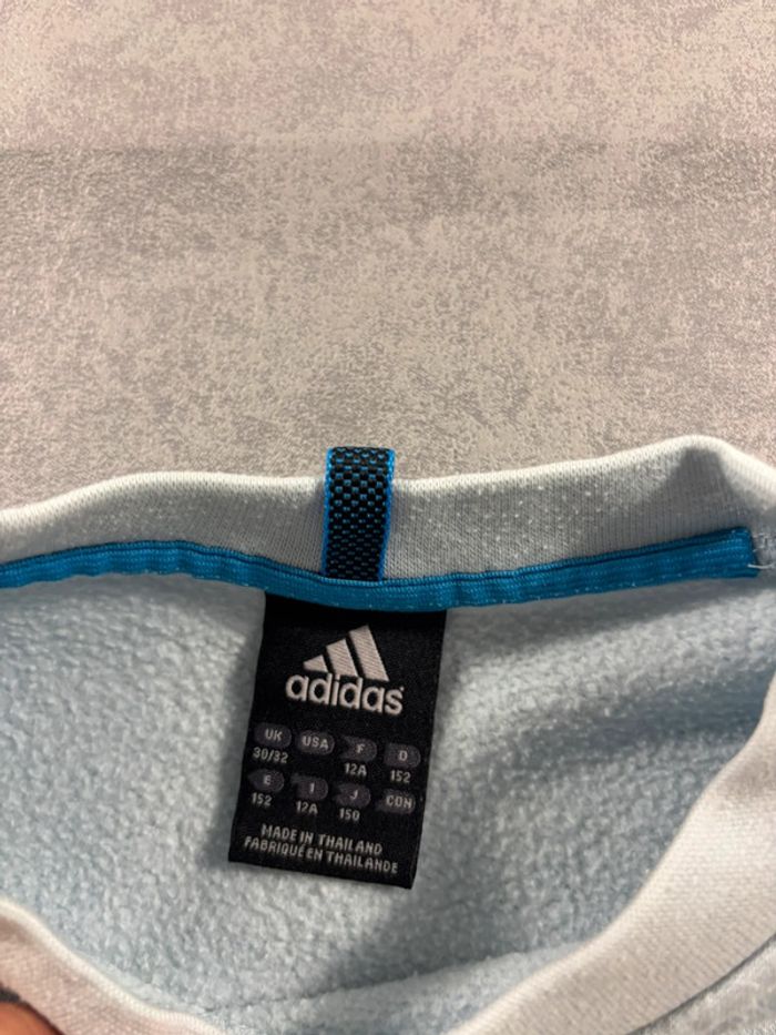 Pull Adidas Bleu clair Taille 12 ans - photo numéro 6