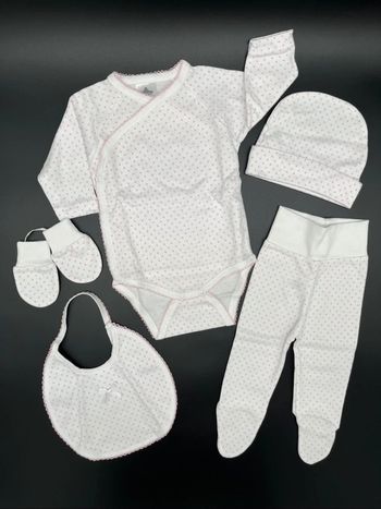 Set de 5 pièces neuves bébé fille minhon