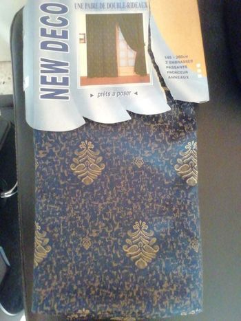 Paire de double rideaux