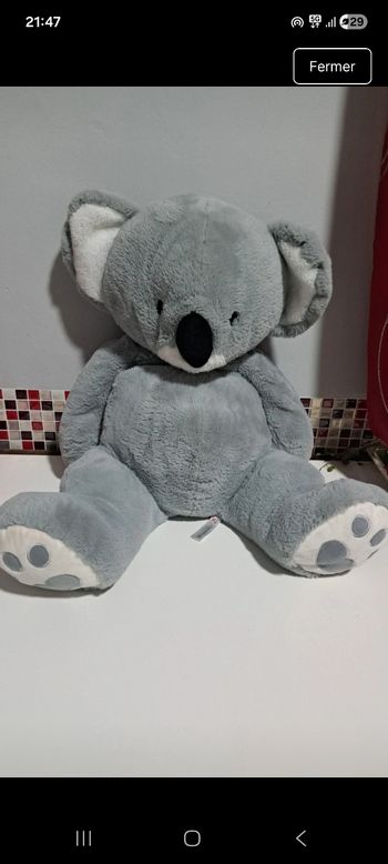 Grande peluche koala