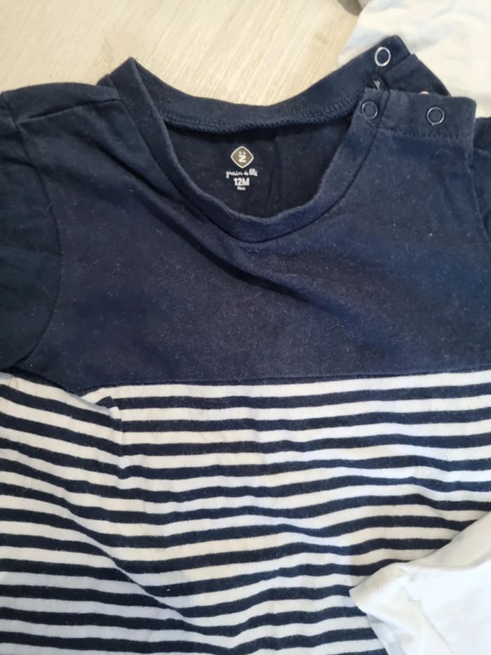 Lot de 3 t-shirts 12 mois - photo numéro 2