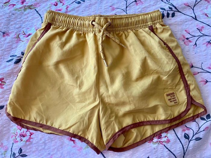 Short de bain moutarde enfant T. 8-9 ans - photo numéro 5