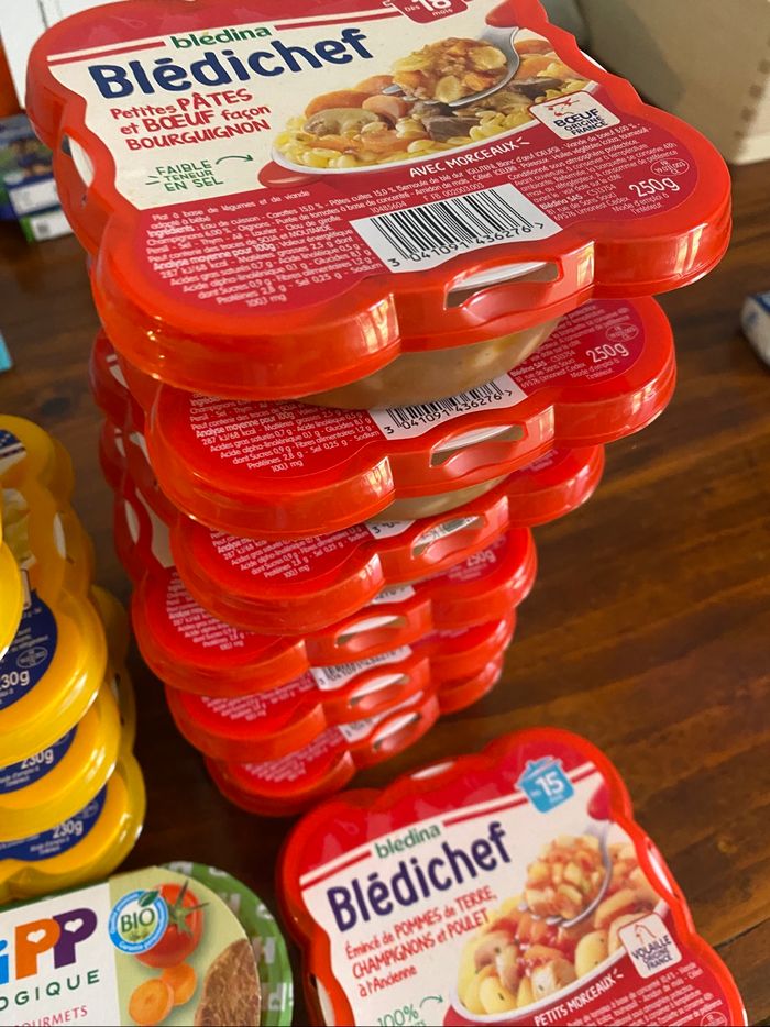 Gros lot repas alimentaire bébé assiettes bledina Hipp - photo numéro 2