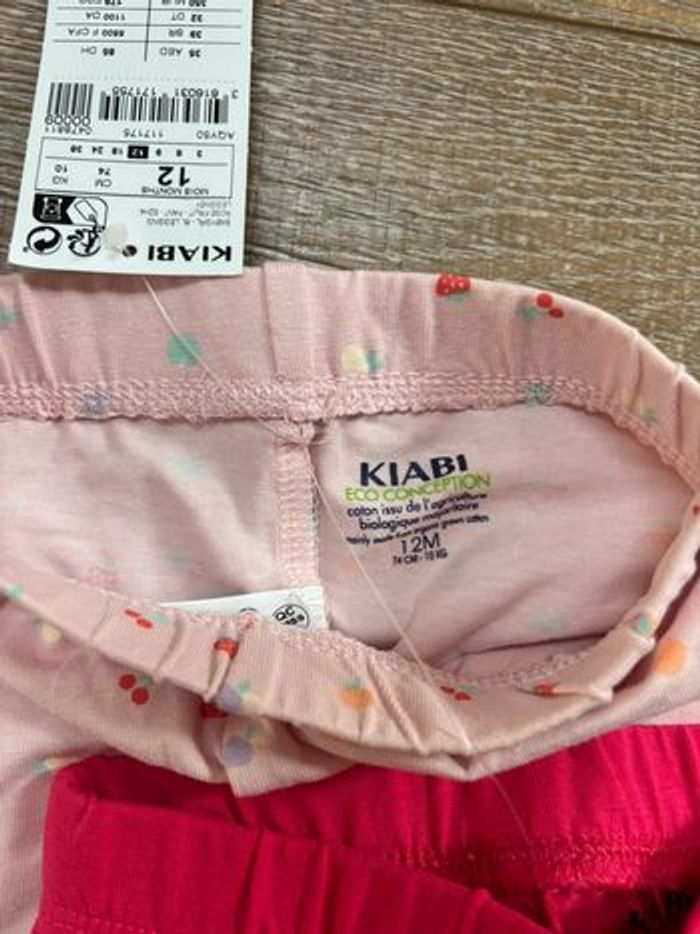 Lot de 2 legging bébé fille Kiabi - photo numéro 3
