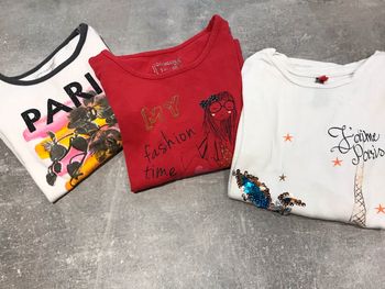 Lot 3 tee-shirts manches longues