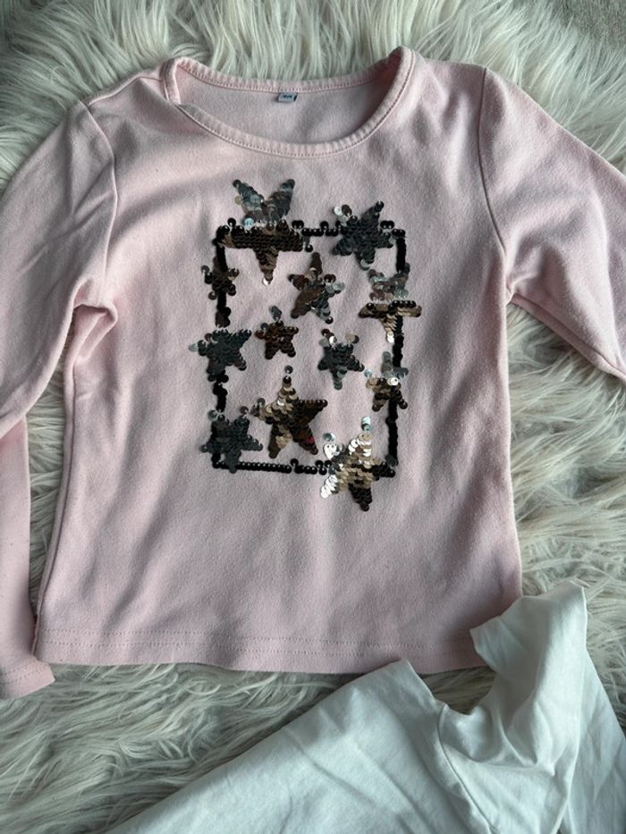 Lot de tee shirt fille 5 ans - photo numéro 4