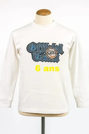 Tee shirt manche longue crème imprimé multicolore RG 512 Taille 6 ans