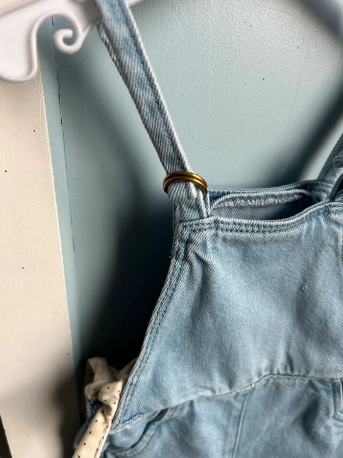 Salopette robe en jean, 9 mois - photo numéro 8