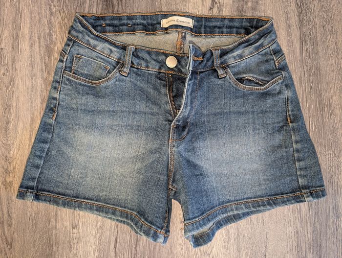 Short en jeans