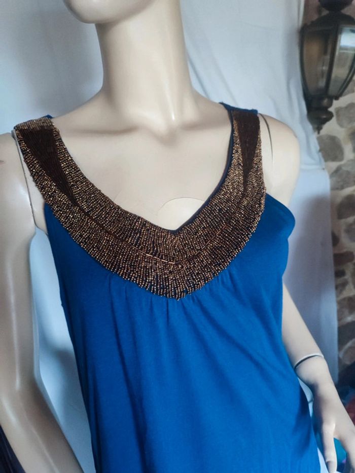 Robe bleue 42/44 - photo numéro 2