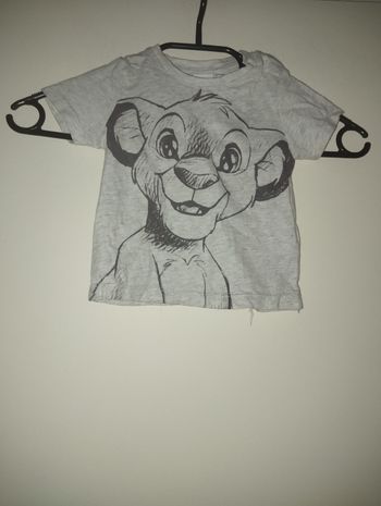 Tee shirt roi lion taille 3 mois