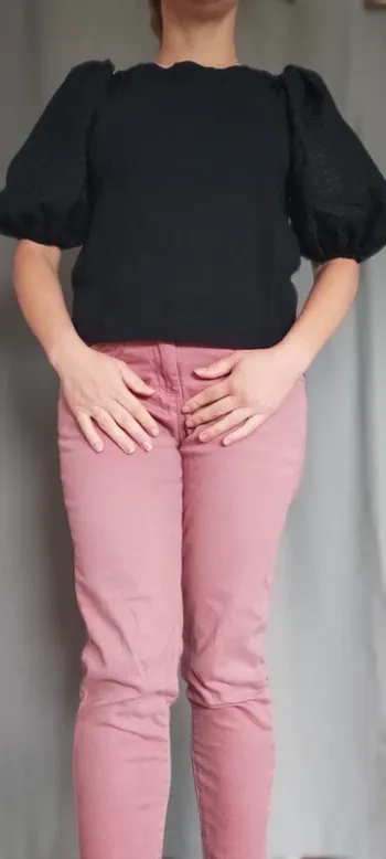 Blouse avec manches volantes